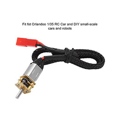 N20 DC Geared Motor, 300 RPM Speed Reduction, RC Car Motor, Compact Size for DIY Hobbyists, Small-Scale, and Robotics Projects