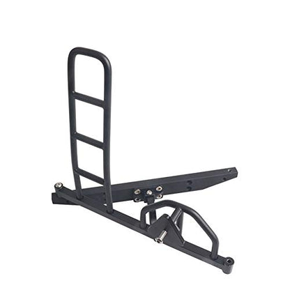 1/10 Scale RC Crawler Rear Bumper with Spare Tire Carrier for D90 D110 1:10 RC Crawler Car (A) - style: A