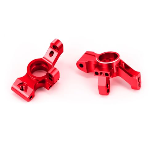 Aluminum C-Hubs & Front Rear Knuckle Arm Upgrades for 1/10 4-Tec 3.0 C8 93054–4 (Red) - color: Red
