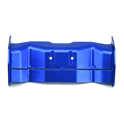 Aluminum Upgrade Parts Set for ARRMA 1/16 Mini Kraton 3S, Front/Rear Upper/Lower Arm, Gearbox Cover, Wing, Steering Link (Blue Wing) - color: Blue Wing