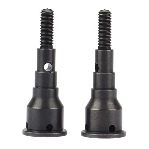 RC Car Drive Shafts Compatible with Losi Lasernut U4 1/10 RC for Rock for Racer for Buggy Car Upgrade Parts 2Pcs Metal Front Rear Drive Shaft