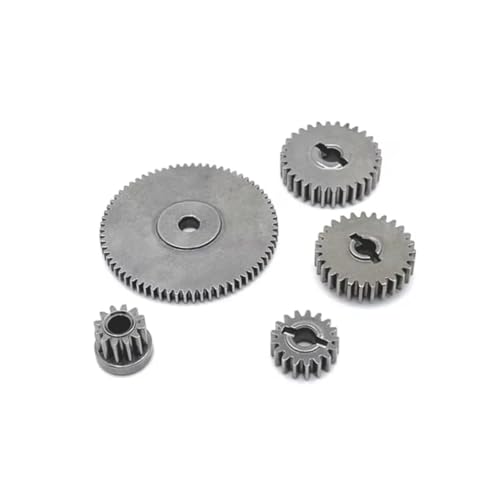 RC Upgrade Accessories for MN128 MN86 MN86S MN86K MN86KS 1/12 Metal Transmission Gearbox Gear Set RC Crawler Car Upgrade Parts(Front and Center) - size: Front and Center