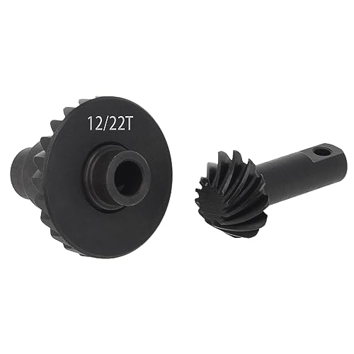 MEUS Racing 12-22T TRX4M Overdrive Differential Gear Helical Diff Gears Set for Traxxas TRX4M Bronco Defender K10 F150 1/18 RC Crawlers Upgrades Parts, 2 Sets - size: 12-22T