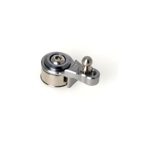 LCX 1/10th RC Crawler Car CNC Machined Aluminum Servo Horn Servo Arm 25T for TRX4 TRX6, Upgrades Parts Accessories (Grey) - color: Grey