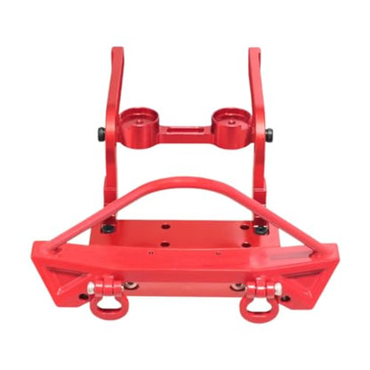 Rc Bumpers Compatible with H12Y H12Y+ 1/12 RC Car Bull Bars Rc Crawler Aluminium Alloy Front Bumper Upgrade Parts Accessories(Red) - color: Red