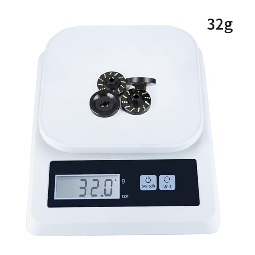 RCHUBAM 4Pcs Weights Wheel Hex Adapter for FMS FCX24 1/24 RC Crawler | 1/24 RC Metal Wheel Hub Extended,RC Upgrade Part