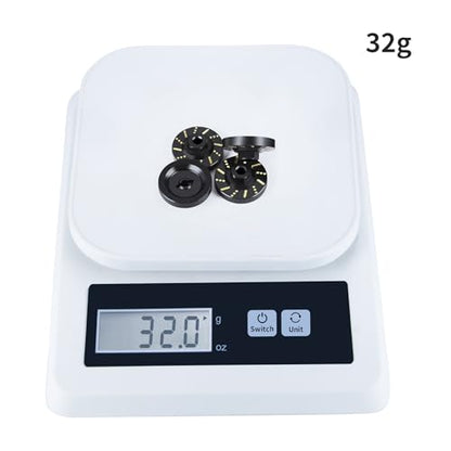 RCHUBAM 4Pcs Weights Wheel Hex Adapter for FMS FCX24 1/24 RC Crawler | 1/24 RC Metal Wheel Hub Extended,RC Upgrade Part