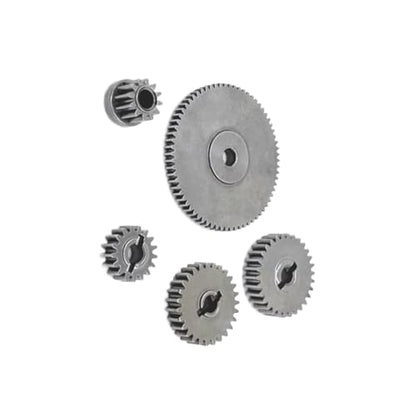 RC Car Accessories for MN128 MN86 MN86S MN86K MN86KS 1/12 Metal Transmission Gearbox Gear Set RC Crawler Car Upgrade Parts(Front and Center) - size: Front and Center
