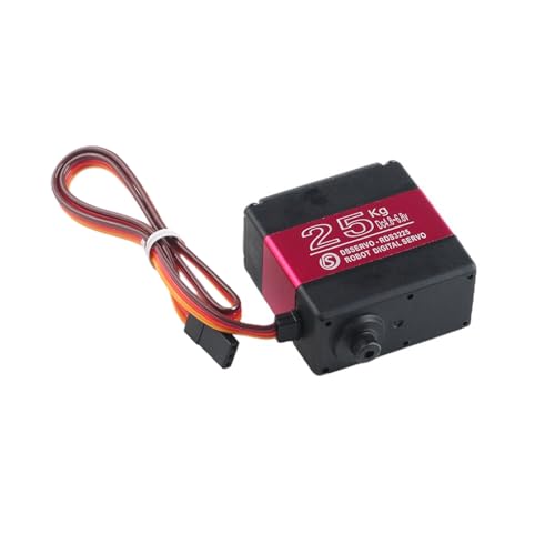 RDS3225 Servo 25KG 270 Degree High Torque Waterproof Robot Arm Servo U Mount RC Digtal Servo for DIY Baja Car 1/8 1/10 Scale Crawler - size: 25KG 270°