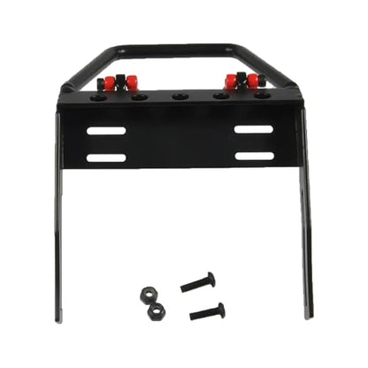 Compatible with Axial for SCX10 1/10 RC Crawler Car for Model Upgrade Parts Metal Front Bumper with Winch Mount Shackles RC Car Accessories