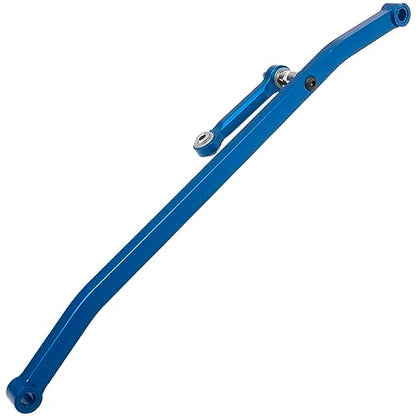 ShareGoo Metal Front Steering Linkage Set Steering Tie Rod #LOS241030 Compatible with 1/8 Losi LMT Soild Axle 4WD RC Monster Truck (Blue) - color: Blue