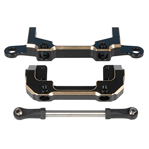 SCX10 Capra Brass Bumper, Brass Counter Weight Black Coating for Axial SCX10 III RC Crawler 1/10 SCX10 Capra Unlimited Trail Buggy UTB10 RTR 1.9 4WS Upgrade Part (D- 2pcs Bumper/Body Mounts) - color: D- 2pcs Utb10 Bumper / Body Mounts