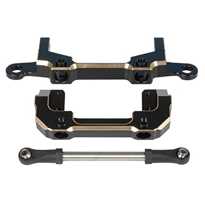 SCX10 Capra Brass Bumper, Brass Counter Weight Black Coating for Axial SCX10 III RC Crawler 1/10 SCX10 Capra Unlimited Trail Buggy UTB10 RTR 1.9 4WS Upgrade Part (D- 2pcs Bumper/Body Mounts) - color: D- 2pcs Utb10 Bumper / Body Mounts