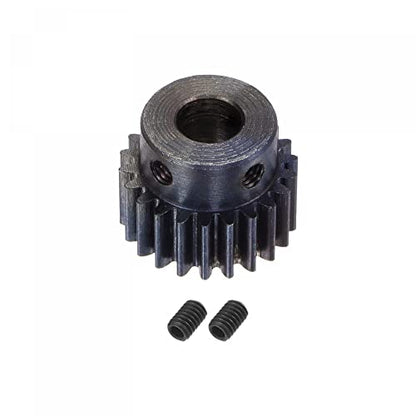 uxcell 1Mod 22T Pinion Gear 8mm Bore Hardened Steel Motor Rack Spur Gear with Step for RC Car Truck Buggy Gear Drive