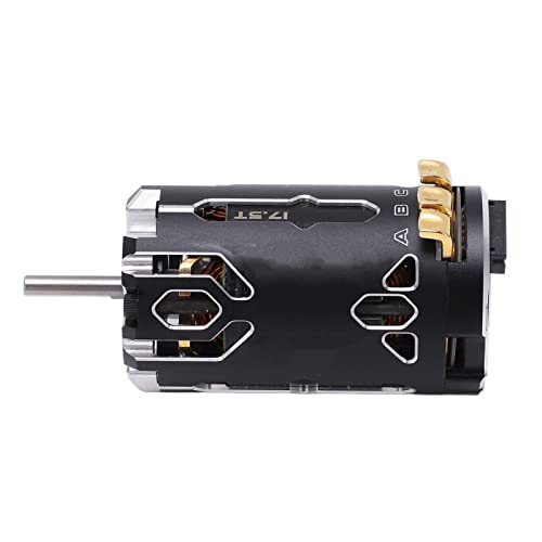 High 2500KV Brushless Motor Sensored 17.5T for 1/12 1/14 Scale RC Car Lightweight Aluminum Alloy