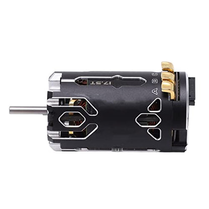 High 2500KV Brushless Motor Sensored 17.5T for 1/12 1/14 Scale RC Car Lightweight Aluminum Alloy
