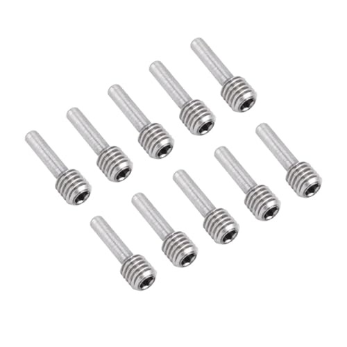 RC Models Parts For Axial For SCX10 1/10 10Pcs M2 M3 M4 Front/Rear Bumper Driveshafts Pin Screws Middle Axle For Bolt Set Screw RC Crawler Car Models(M2) - size: M2