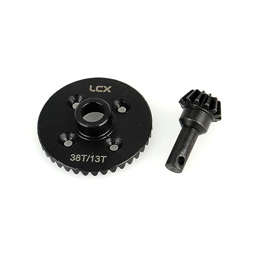 LCX Racing 1/10th RC Crawler Car AR14B Axle Hardended Steel Heavy Duty Bevel Gear Set Axle Gears -38T/13T for Axial RBX10 RYFT AXI03009 AXI03005, Upgrades Parts Accessories (Gear) - style: Gear