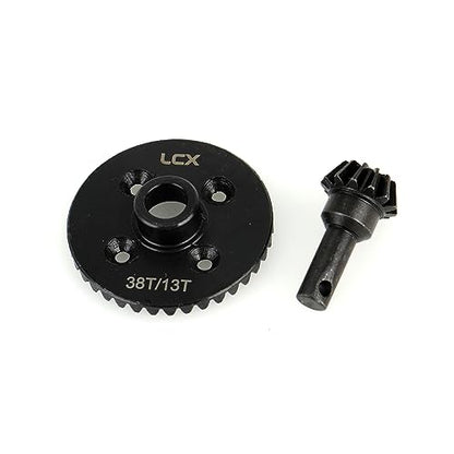 LCX Racing 1/10th RC Crawler Car AR14B Axle Hardended Steel Heavy Duty Bevel Gear Set Axle Gears -38T/13T for Axial RBX10 RYFT AXI03009 AXI03005, Upgrades Parts Accessories (Gear) - style: Gear