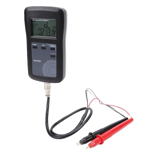 Dpofirs Digital Battery Internal Resistance Tester | 4 Wire Ohm Meter for NiMH NiCD Liion LiPo LiFePO, 0.01mΩ Resolution, 200Ω Range, 0-100V DC Analyzer