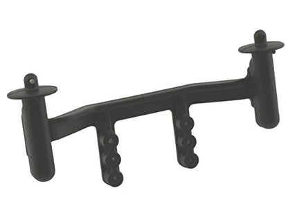 RPM R/C Black Front & Rear Adjustable Body Mount Set for Slash 2wd & Nitro Slash