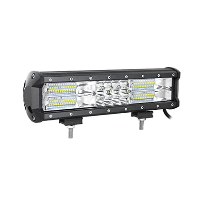 Willpower 12 Inch 180W Led Light Bar Spot Flood Combo Beam 12V 24V Fog Work Lamps Driving Offroad Lights for 4x4 Truck Tractor Boat Car ATV UTV SUV - size: 12'' - 180W - Combo