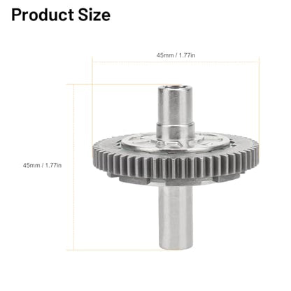 daitoku 57T Metal Steel Slipper Clutch Spur Gear Upgrade Replace Part for Arrma Granite Senton 3s Vorteks 1/10 Kraton 4s Outcast 4s 1/8 Typhon 3s Big Rock 3s RC Car