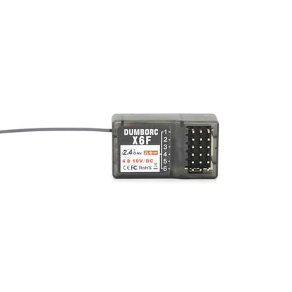 (2 PCS) DUMBORC P6F Receiver RC Remote Receiver for RC Cars