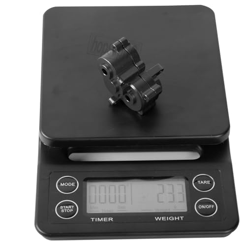 Center Gearbox Transmission Case Upgrades Part for 1/16 E-Revo/Mini Slash/Mini Summit,Aluminum Gearbox Differential Housings Hops Up,Black - color: Black/(for E-revo)