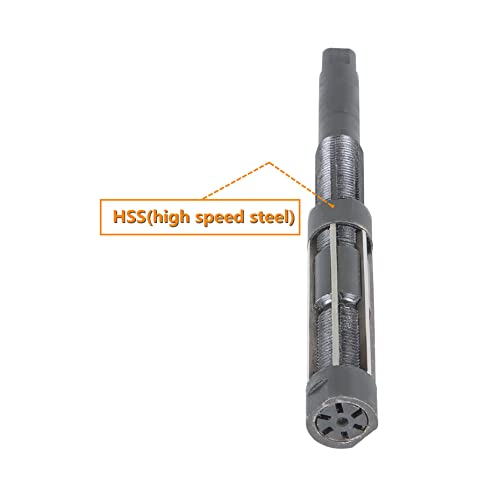 Kimllier Hand Reamer 23-26mm High Speed Steel Adjustable Hand Reamers - size: 23-26mm