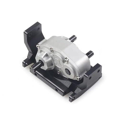 RC Car Assortment for Axial for SCX10 D90 1/10 RC Crawler Metal Transfer Case Gearbox with 72MM Mount Plate Upgrade Parts
