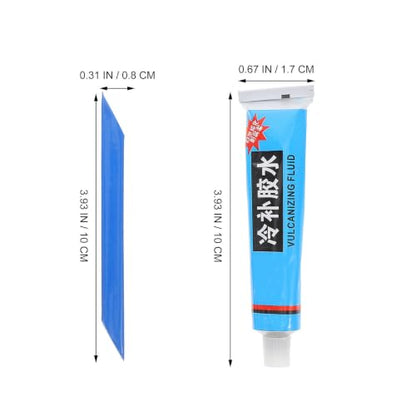 Rc Tire Glue for Tubeless Bike Tire Repair with 5 Adhesive Strips Sturdy Rubber Glue for Road Bicycle for Motorcycle and Outdoor Use