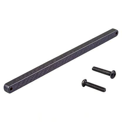 XTPTFABS 1SET Carbon Center Chassis Brace/Center Brace Bar,Lightweight | Fit for Arrma Vendetta 3s BLX,Carbon Fiber Plate,Easy to Install,Improving the Shock Absorption