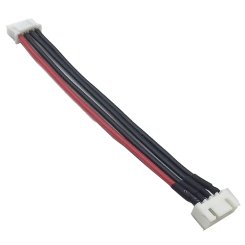 10pcs JST-XH 2S 3S 4S 5S 6S 2S-6S Balance Lead Extension Cable Male to Female Lipo Adapter Plug with 5.9inch 22AWG Silicone Wire (2pcs Each)