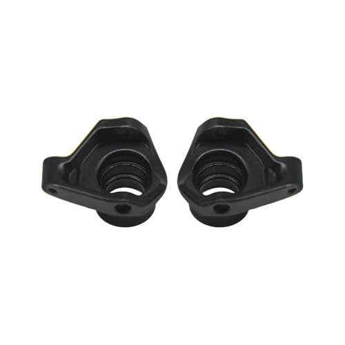 Hobby Details Aluminum Rear Axle Gear Box Skid Link Wheel Upgrade Set for 1/30 Axial SCX30 Jeep Wrangler RC Cars, Black and Gold (Brass kunckles) - color: Brass Kunckles