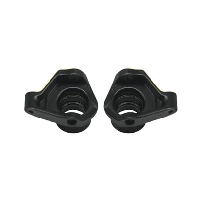 Hobby Details Aluminum Rear Axle Gear Box Skid Link Wheel Upgrade Set for 1/30 Axial SCX30 Jeep Wrangler RC Cars, Black and Gold (Brass kunckles) - color: Brass Kunckles