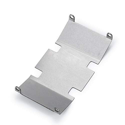 RC Stainless Steel Chassis Armor Protection Center Skid Plate Axle Chassis Guard Protector for SCX10 90046 1/10 RC Crwaler Car Upgrade Parts