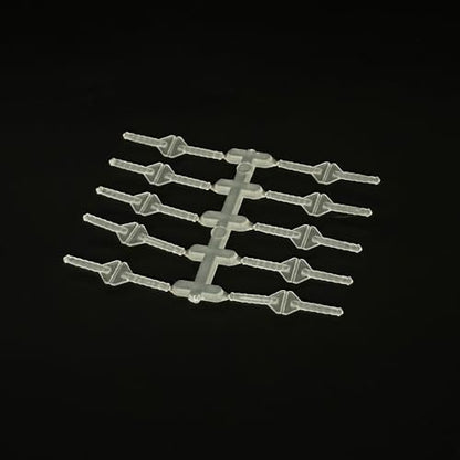 10PCS RC Airplane Plastic Needle Hinge Pin Hinge for RC Plane Helicopter Aircraft DIY Model Plane Fix Wing Parts Foam Model Plane Replacement (2x24mm) - style: 2x24mm