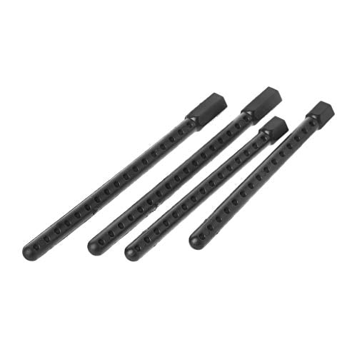 angwang Rc Car Body Post Mounts,4pcs Plastic Body Post Mounts 1:10 for HSP 94123 94122 Model RC Car Replacement Black