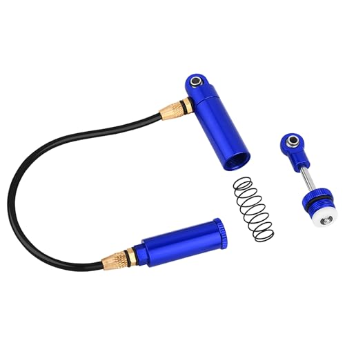 Desert Lizard Piggyback Internal Spring RC Shock Absorber Damper for 1/10 RC Crawler Axial SCX10 90046 AXI231017 D90 TRX4 TRX6 Metal Upgrade,100mm (blue) - color: blue
