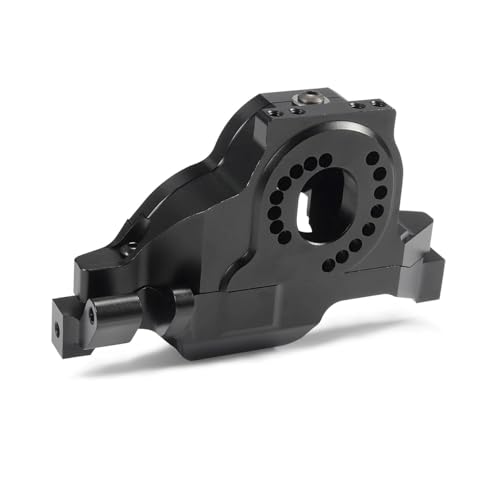 Aluminum Alloy Motor Plate Upper Spur Gear Cover for 1/10 RC Car Crawler TRX4 Chassis Bronco Defender Sport K5 TRX6 8290 Upgrade (Black Full Set) - color: Black Full Set