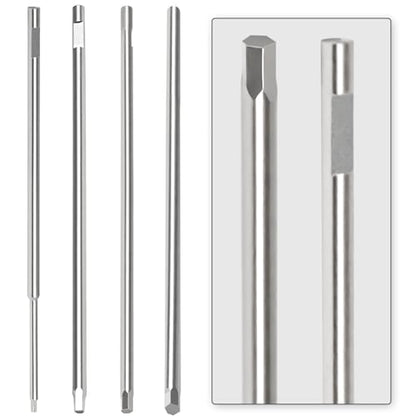 Screwdriver Bits 1.5 2.0 2.5 3.0mm Allen Key Set 4pcs Anti-Stripping Hex Driver Bits with Precision High Hardness Steel for RC Car, Drone, 3C Devices, DIY & Furniture Repair - style: 1.5 2.0 2.5 3.0-4Pcs
