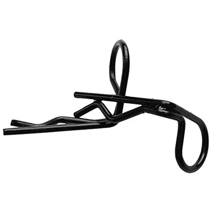 30-Pack 90-Degree Angle Body Clips Bent Springy Pins for All 1/10 Scale Model Car Truck Crawler Truck(Black) - color: Black, size: 1.2mm
