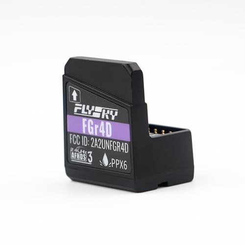 Flysky FGr4D 2.4G 4CH AFHDS 3 Waterproof PPX6 Receiver Dual Antenna | PWM PPM i-BUS2 S.Bus i-Bus Output For Noble NB4 PL18 EL18 Transmitter RC Car Boat