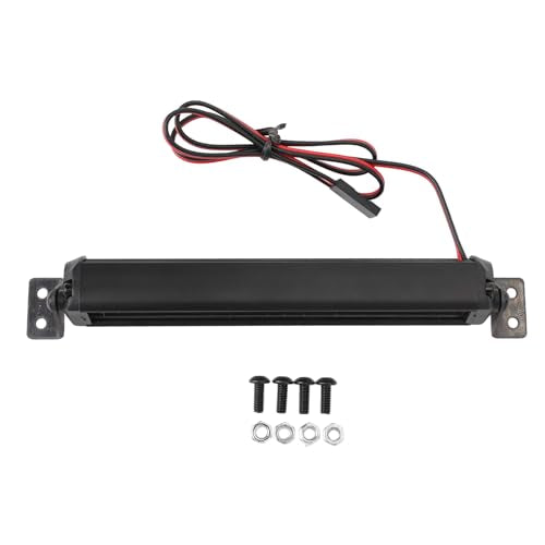 RC Roof LED Light Bar, Ceiling Lamp, RC Lights Kit, Super Bright LED Light Bar, 25 LED Roof Lamp for RC Car Crawler 1/10 for Axial SCX10 RC