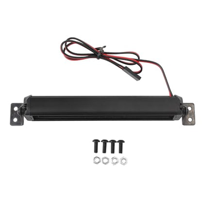 RC Roof LED Light Bar, Ceiling Lamp, RC Lights Kit, Super Bright LED Light Bar, 25 LED Roof Lamp for RC Car Crawler 1/10 for Axial SCX10 RC