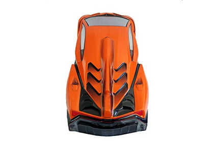 1/10 Scale RC Printed Precut Drift Racing Touring Onroad Car Body Shell Width 190mm (Orange)