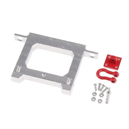 RC Car Parts for WPL C14 C24 B16 B36 B14 B24 FY004 RC Truck Car Upgrade Parts Accessories Metal Rear Bumper with Trailer Tow Hook