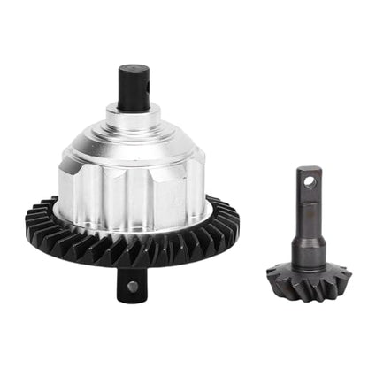 RC Car Differential Gear, Upgrade Rear Diff Gears Kit Seamless Replacement for 1/10 MAXX Slash (Silver)