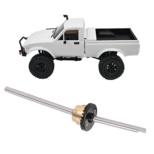 Aluminum Alloy Front Axle Differential, RC Metal Differential Kit Compatible with WPL C14 C24 C34 C44 B14 B16 B24 B36, High Performance Modifiion Part for RC Cars
